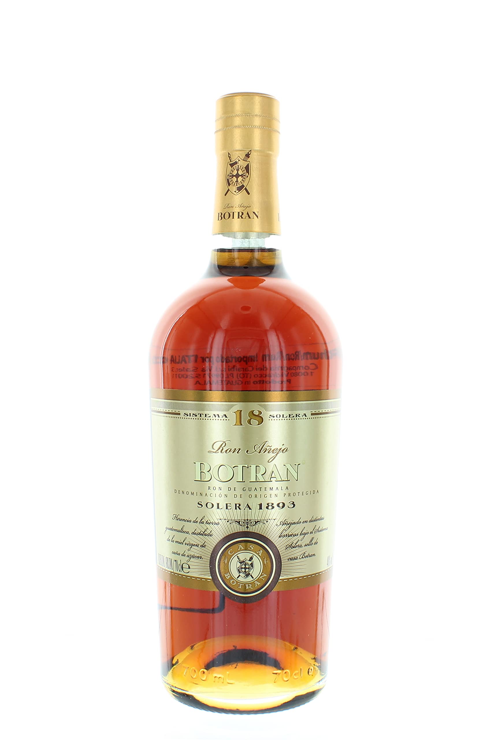 Botran 18 Ans Ron Sistema Solera 1893-700 ml : Amazon.it